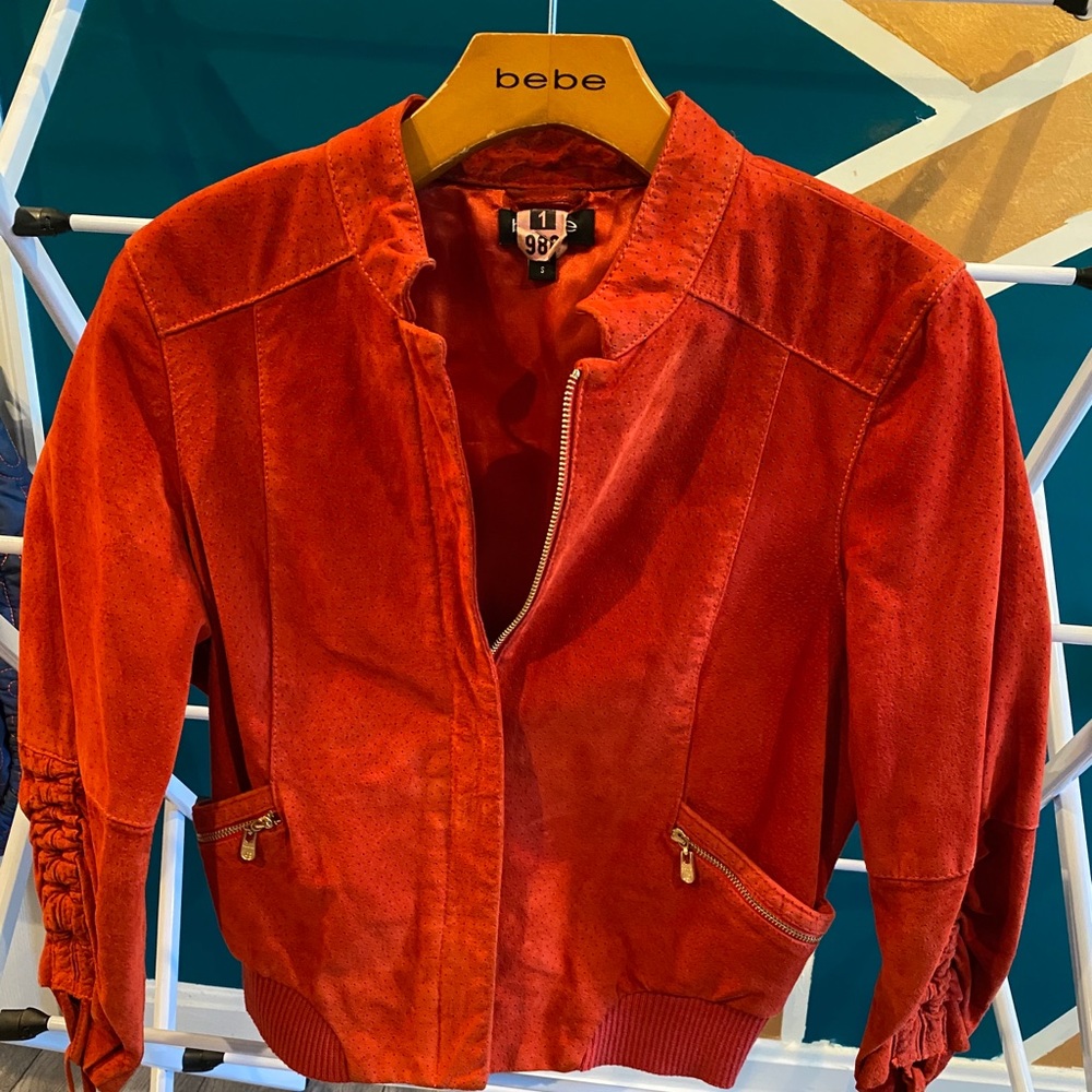 BeBe Suede Poppy Jacket